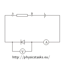 Semiconductor diode in reverse direction