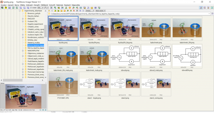 Obr. 1: Okno programu Fast Stone Image Viewer