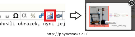 Obr. 2: Vložení nahraného obrázku